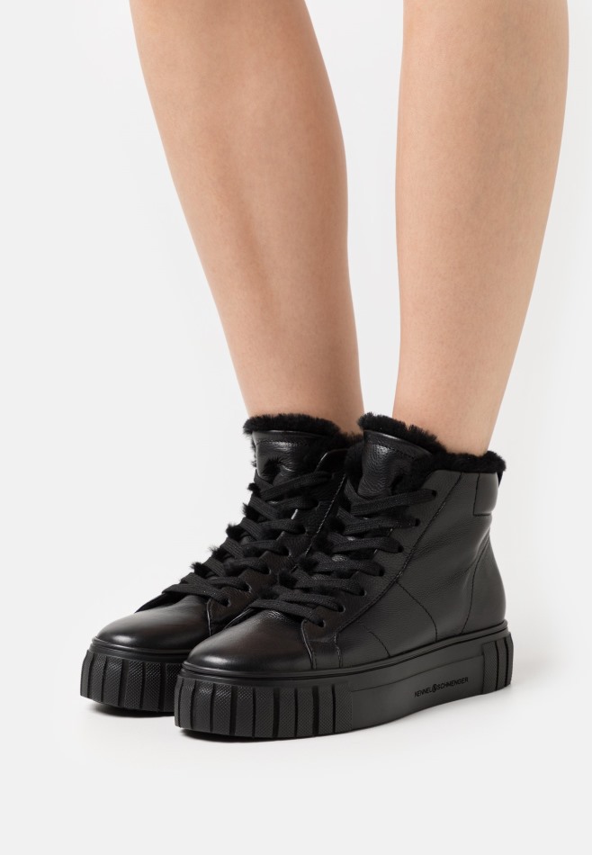 Gabor Noir | Bottines à Lacets Exclusives